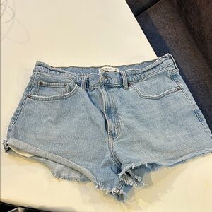 Abercrombie & Fitch Light Blue Jean Shorts